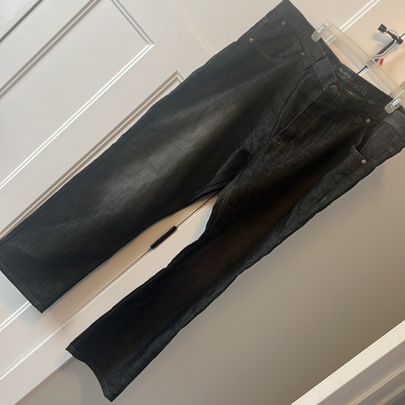 Men’s Dark Jeans Size 42x30 42/30 - Picture 3 of 4